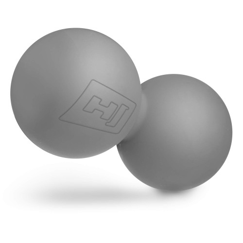 Масажний м'яч  Hop-Sport HS-S063DMB 63 мм grey - фото №4
